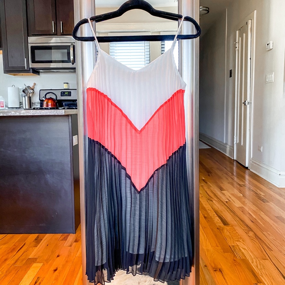 bar III Pleated Dress